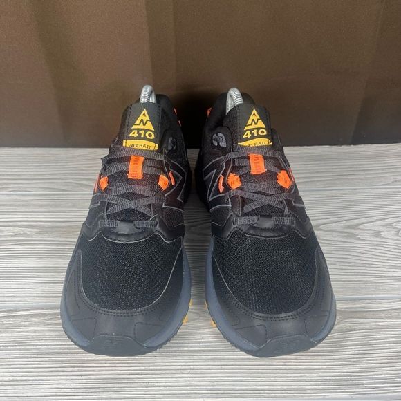 New Balance 410 v7 Black Orange Trail Running Shoe Mens 9 - Picture 2 of 9